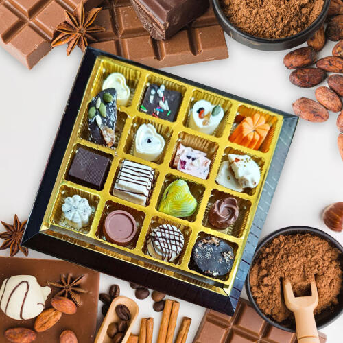 Diwali Festive Box of 16 Chocolates